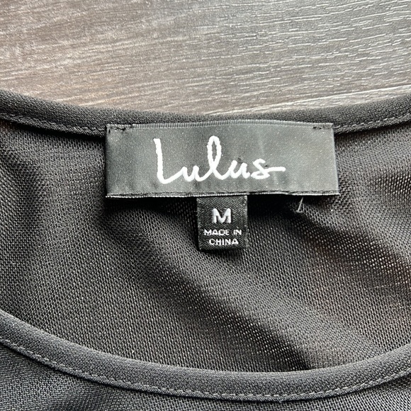 Black Lulus Shift Dress - Picture 6 of 8